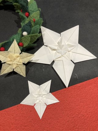 クリスマスの星飾り