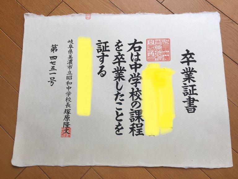 美濃手すき和紙 オリンピック 東京2020 表彰状 賞状用紙