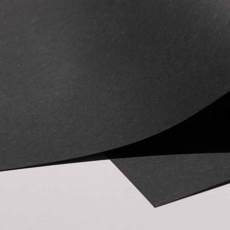 黒い和紙 漆黒 黒懐紙 リバースペーパー 美濃和紙