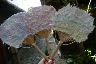 夏休みの工作手作りうちわ