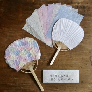 夏限定！MINO WASHI IRO UCHIWA | 和紙でつくる工作キット