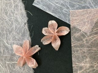 手作り桜コサージュ入園入学卒業