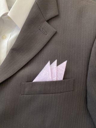 ポケットチーフの作り方